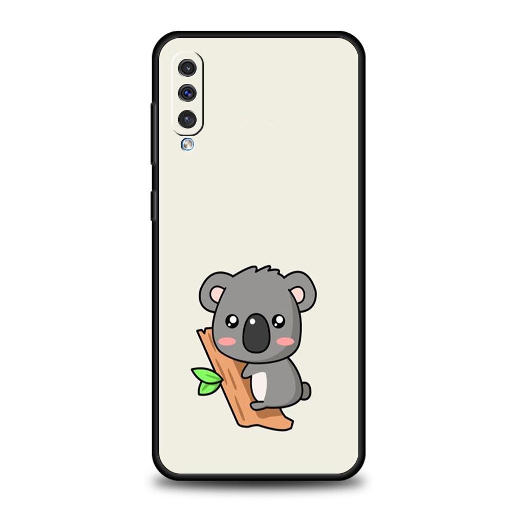 Koala Phone Case For Samsung A56 A36 A26 A24 A12 A14 A16 A50 A70 A20E A20S A10S A22 A30 A40 A34 A54 A42 A52 5G A04s A06 Cover