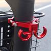 Electric Scooter Metal Hooks CNC Portable Helmet Rack Bike Tube Storage Hanger Simple Double Buckle Ebike Motorcycle Accessories