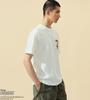 Tops X ALPHA Short Sleeve TC1627 WHITE [Alpha Industries] T-Shirt/Snoopy (FLY BOY) Men's