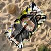Labubu Beach Towel Quick-Dry Soft Microfiber Comfortable Lightweight Perfect for Traveling Yoga Camping and Swimming