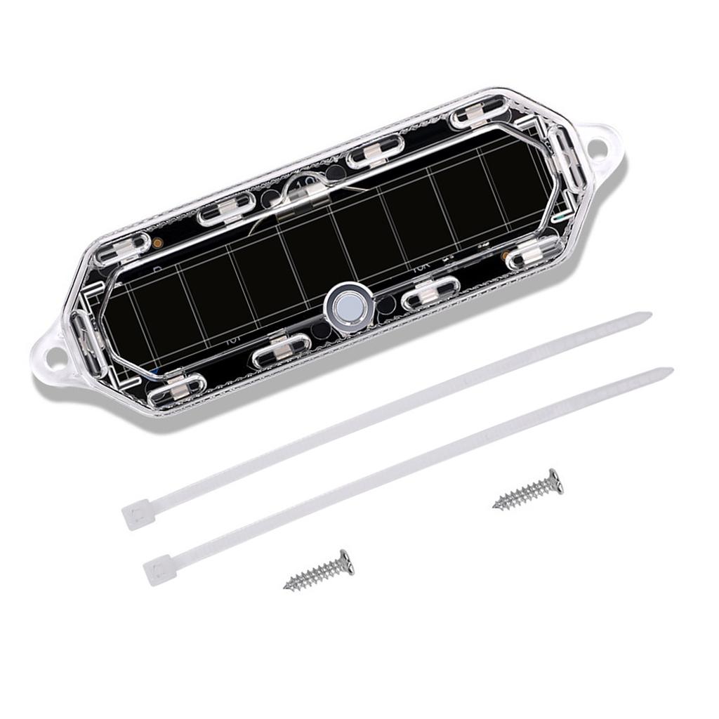 Motorcycle Rear Flashing Light Strobe Designs Waterproof Rear Light Solar Charging ABS Enhances Night Riding Safety