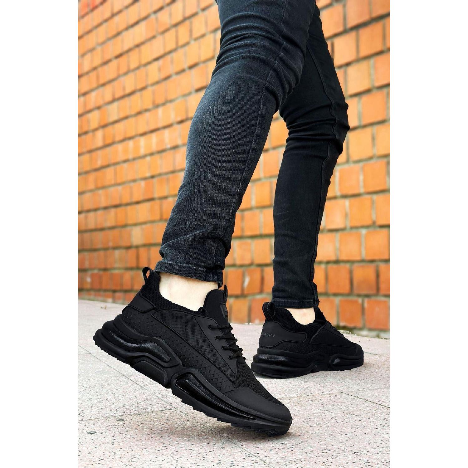 

Black Tiger Rubber Pattern Men s Sports Shoes 40 grullo кольору