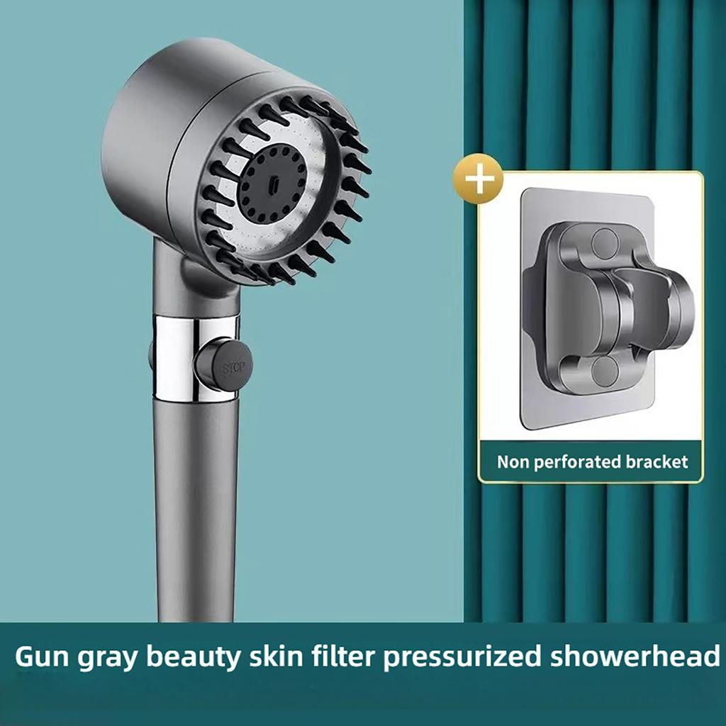 3-speed hand shower with filter High-pressure hand shower 3 water modes ABS durable material Suitable for bathrooms