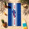 Buffalo Bills (1) Asciugamano da Spiaggia Resistente alla Sabbia Morbido e Confortevole Adatto per Piscina Campeggio Yoga e Immersioni Un Viaggio