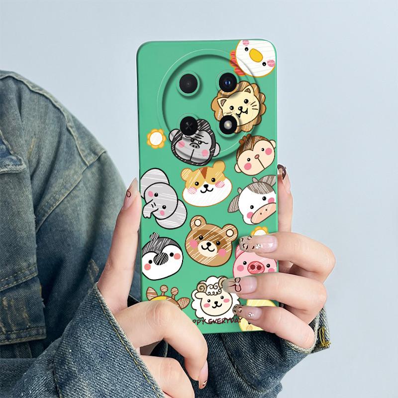 Für Huawei Nova 12i 4G Handyhülle Abdeckung Weiches Silikon Süß Bemalte Schale Cartoon Funda Süß Bedruckte Schutzhülle Coque