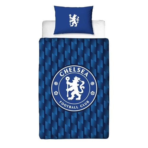 Chelsea FC Geometric Duvet Cover Set