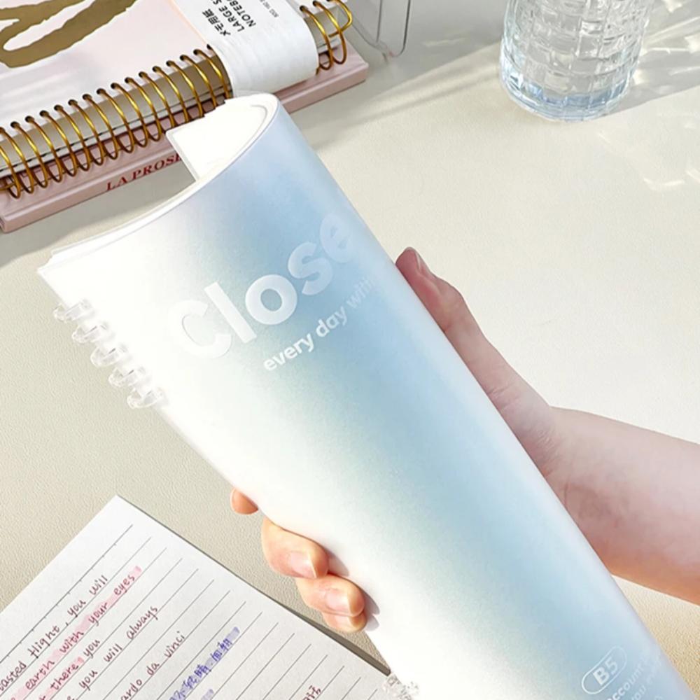 Simple Stationery A5/B5 Binder Notebook Loose Leaf Horizontal Line Notebook  Students Writing
