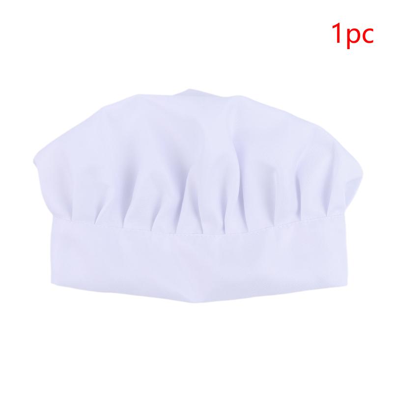 

1/2/3Pcs Adult Chef Hat Pack Adjustable Elastic Baker Cap For Kitchen Cooking For Catering Schools Colleges Restaurants 1Pc