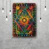 Psychedelic Vintage Metal Tin Signs Posters Decor Retro Metal Plaque Wall Art Decor for Garage Bar