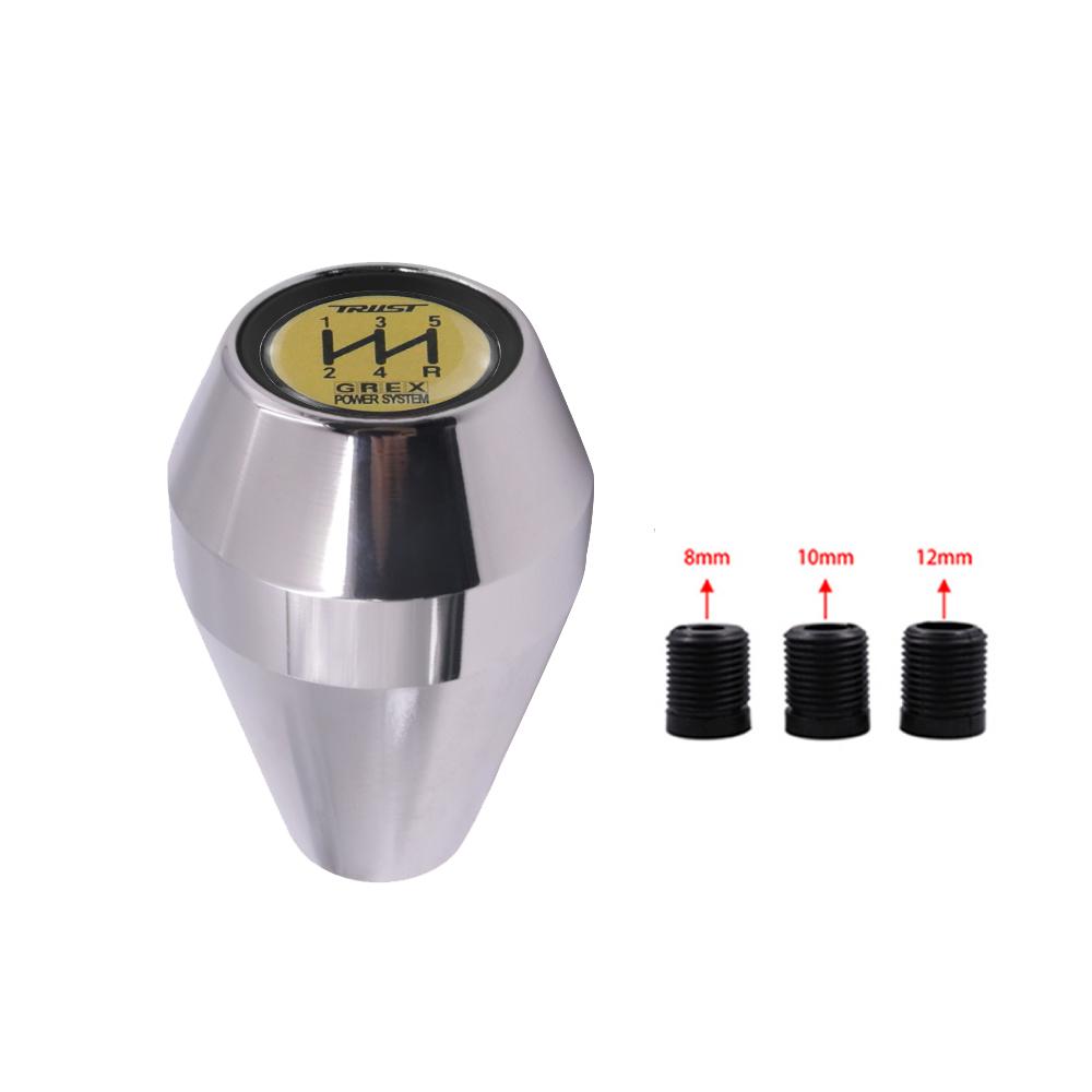 5 Speed Manual Stick JDM Racing Style Greddy Shift Knob Sticker Badge With Logo Aluminum Alloy Round Shape Car Lever Shift Knob