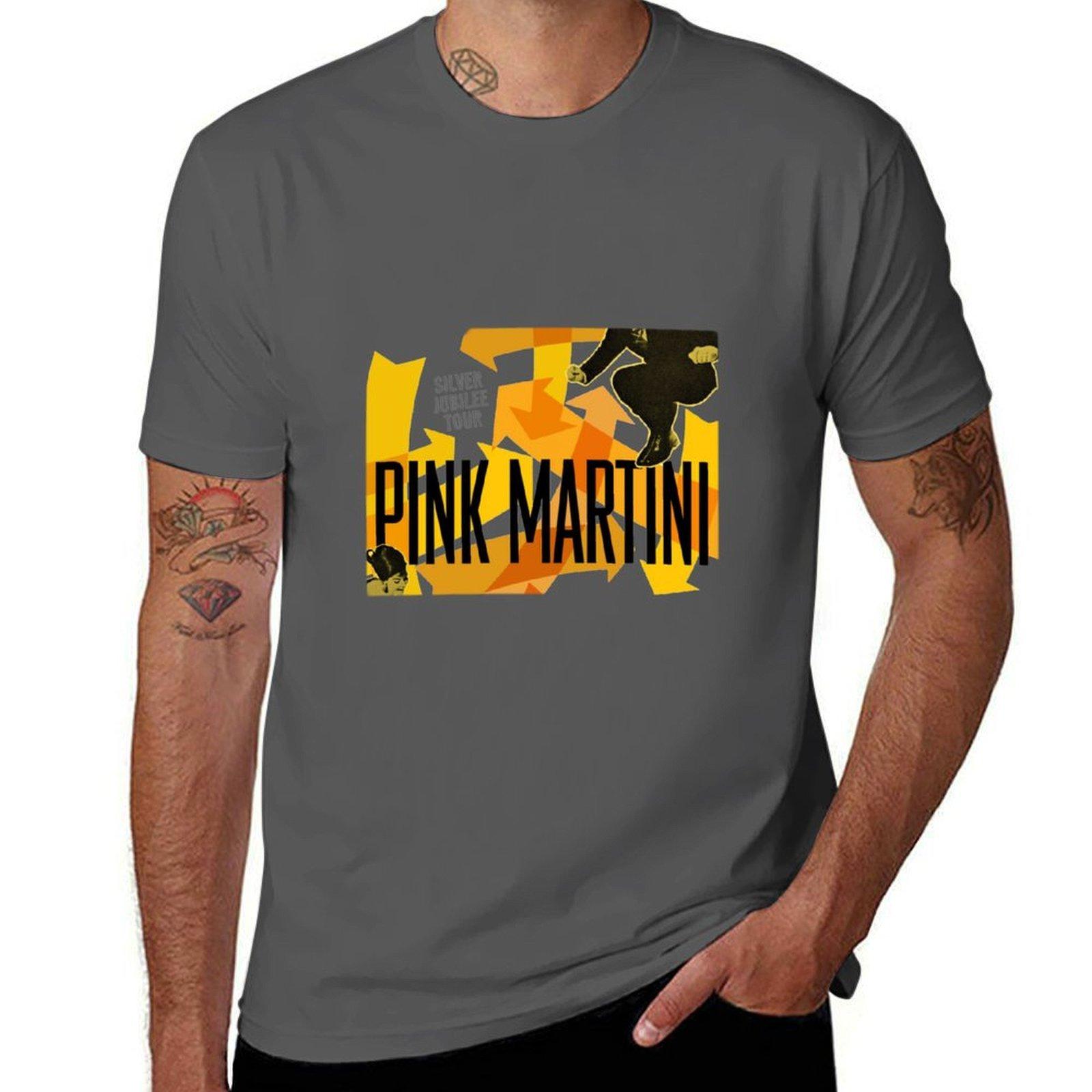 

PINK MARTINI TOUR T-Shirt t shirt men 100% cotton luxury brand t shirts for man cotton T-Shirt 4XL