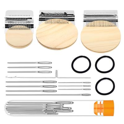 Beginner Darning Weaving Kit 14/21/28 Hooks Patch Repair Mending Tools Small Knitting Accessories Sewing Craft Supplies
