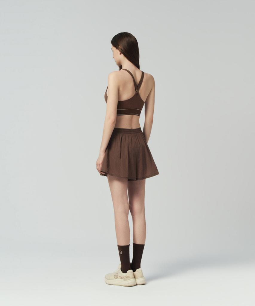 SERGIO TACCHINI W Cushlight Lightweight Skirt Shorts (D.Brown)