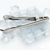 Ice Clamp Stainless Steel Ice Tongs Spring Design with Serrated Grip Non-Slip Ice Clip for Sugar Cubes Snacks