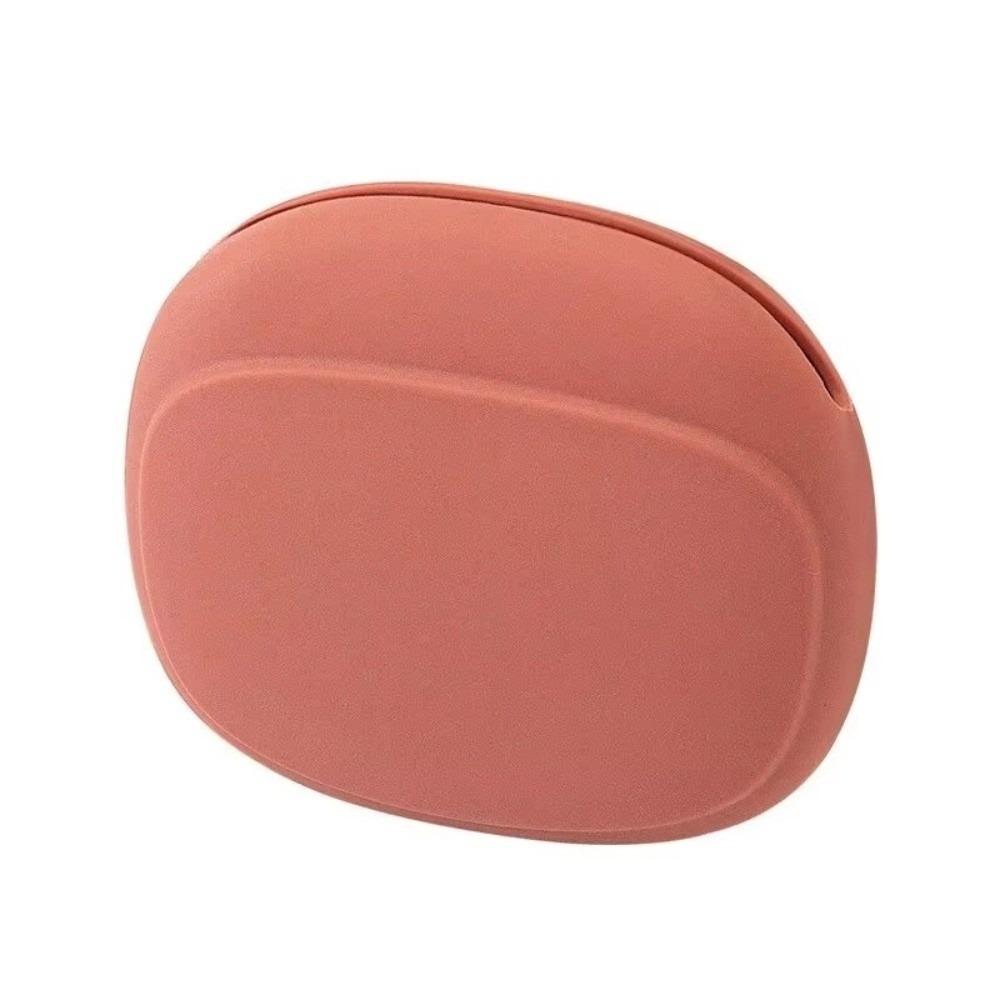 

New Silicone Headphone Storage Box Mini U Disk Earphone Case Portable Cute Purse Travel червоний