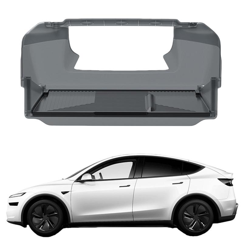 Hiddenable Privacy Storage for Tesla 2020-2025 Model Y/YL Center Console Organizer Tray Easy Install Automotive Accessories