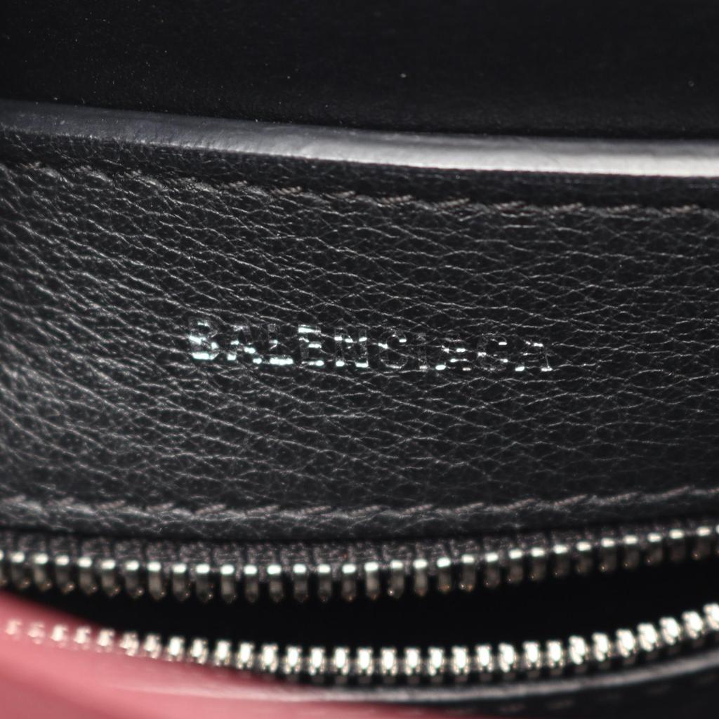 Used BALENCIAGA EVERYDAY XXS Everyday 2WAY Tote Bag 551815 leather Bordeaux Used Women