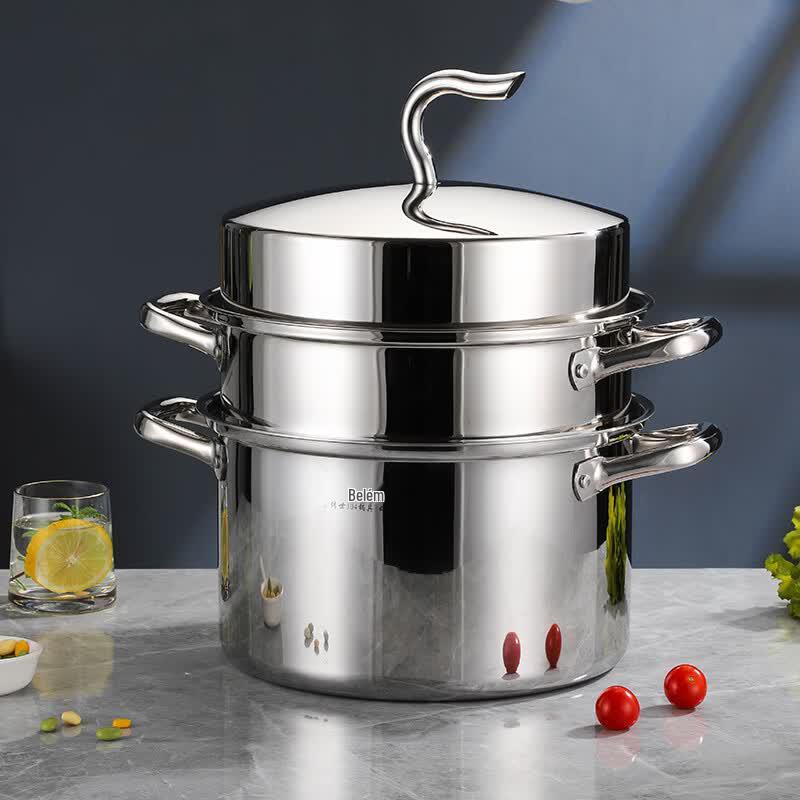 Behrens 28cm 3-Layer Stainless Steel Steamer
