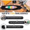 SQCLV Travel Neck Pillow Stuffable with Clothes, Stuffable Neck Pillow for Travel, Zipplicity Packable Neck Pillow, Fillable Travel Pillow Storage Bag