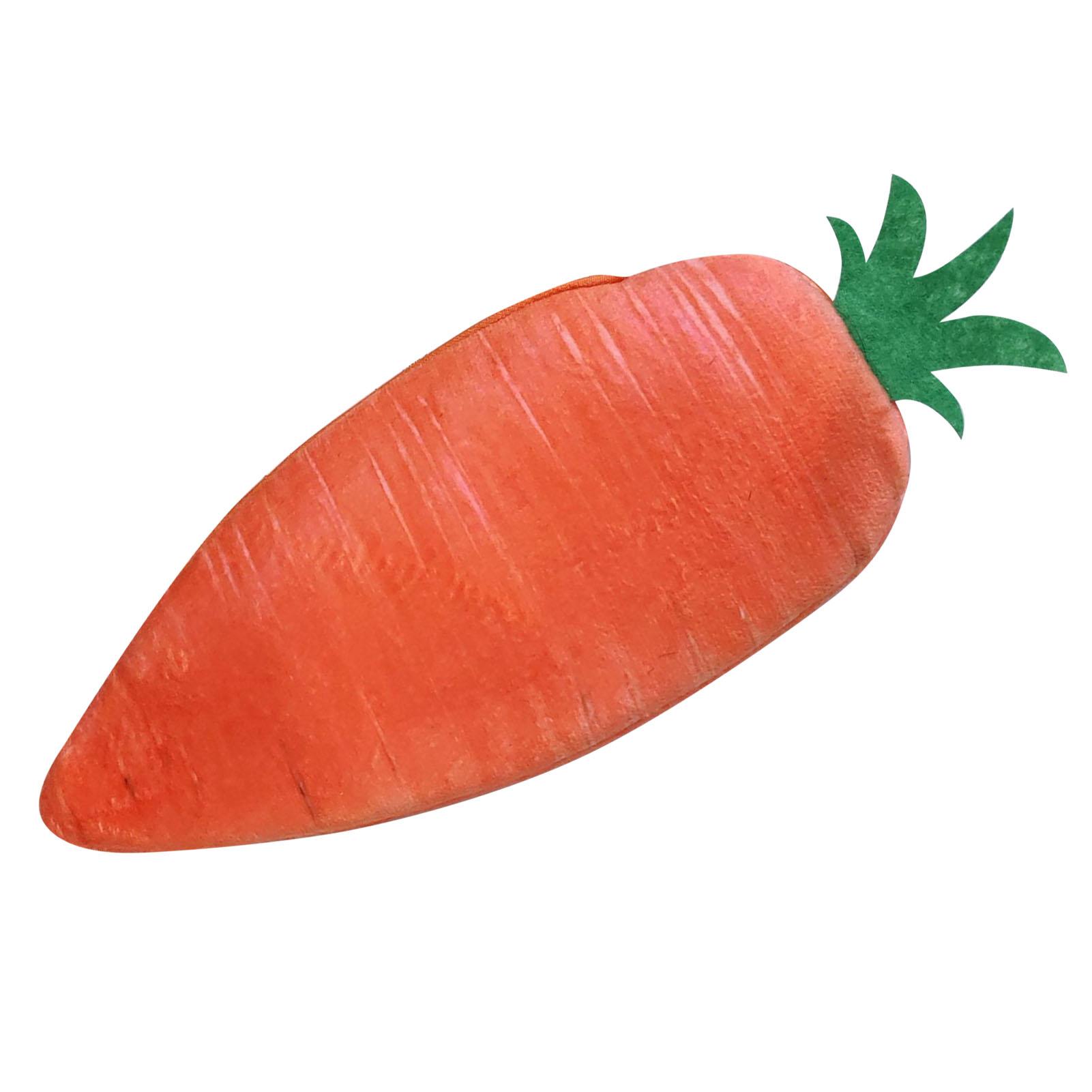 

Плюшевый пенал мягкий большой вместимости 3D-симуляция формы моркови пенал для студентов канцелярские товары