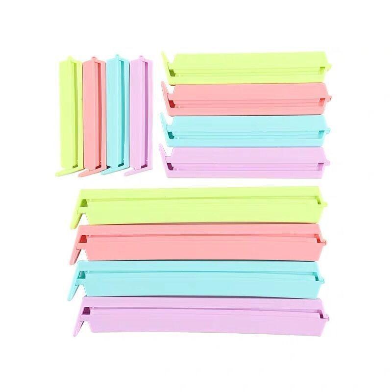 12PCS Portable New Kitchen Storage Food Snack Seal Sealing Bag Clips Sealer Clamp Plastic Tool Accessories