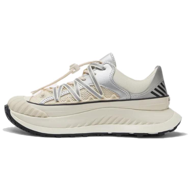 Converse Chuck 70 AT-CX Low Metallic Pack Unisex Sneakers Cream Dull-Silver Egret A15186C