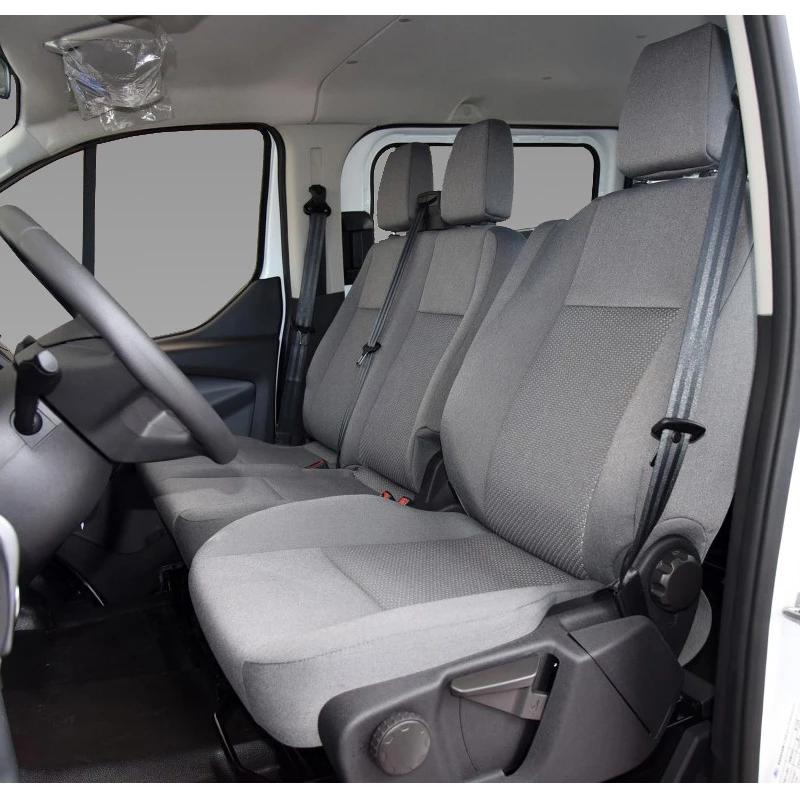 TQ013-2+1 Universal 4mm Sponge Seat Covers Fit For Most Van Truck For Mk6 Transit For Ford Transit For Fiat Ducato For Citroen Relay