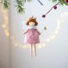 Cloth Christmas Angel Doll Hanging Pendants Xmas Tree Pendant Plush Toy Pendant  Home Decor