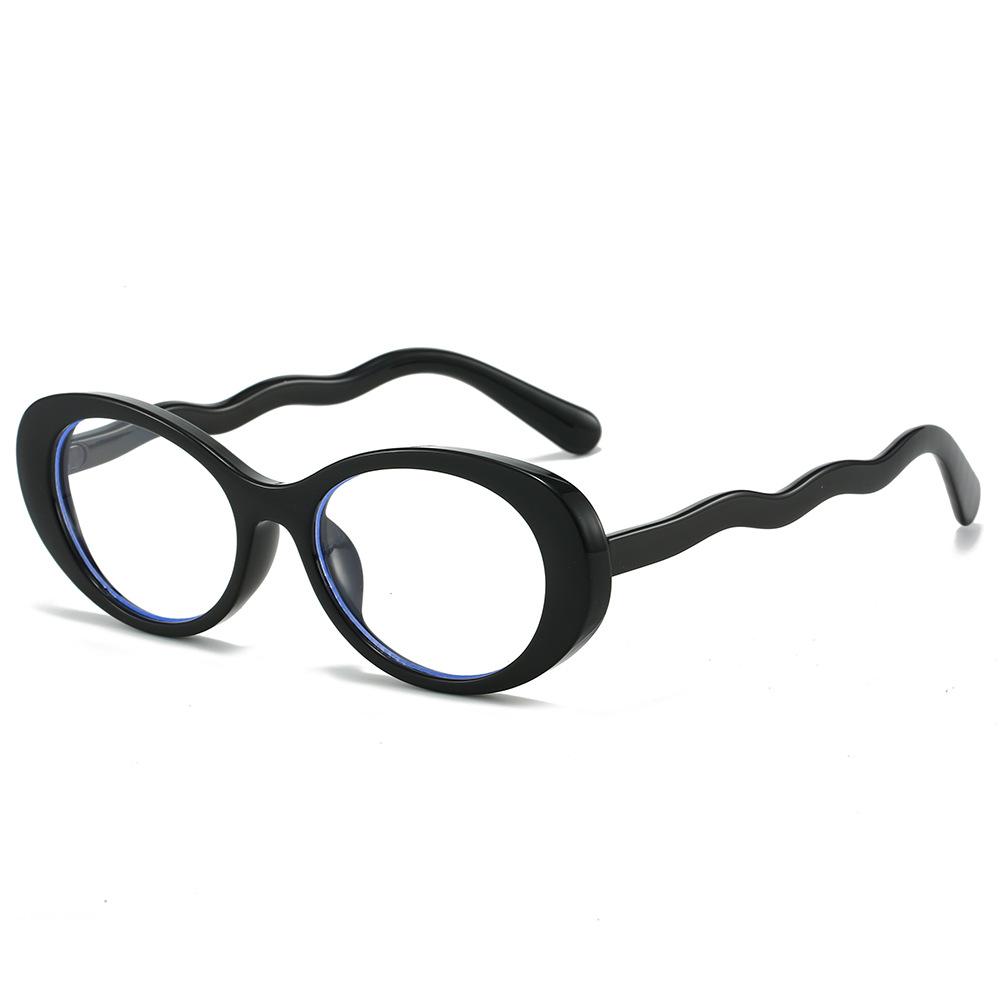 Retro Small Oval Reading Glasses Women  Luxury Brand Designer Anti-Blue Light Eyeglasses Colorful Round Prescription Glasses