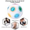 hot! 2 Pcs Magic Rainbow Ball Challenging Puzzle Cube Fidget Toy for Children/Adults