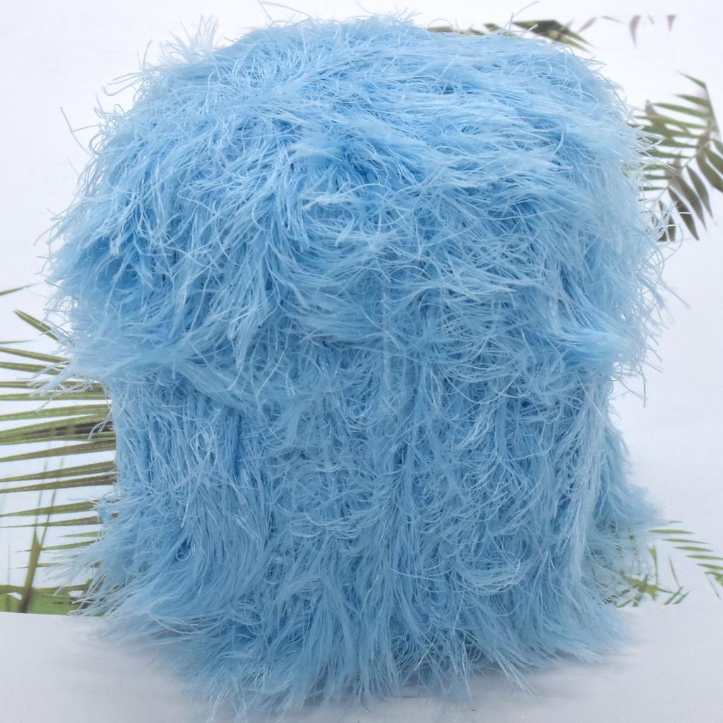 6 Stück 300g/10.56oz Nerz Samtgarn Ultraweiches Plüschgarn zum Stricken & Häkeln Luxus DIY Garn für Decken Schals Flauschiges Bastelgarn Setcx