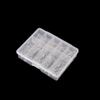 100Pcs 1 Box High Quality 10 Sizes Carbon Steel Fishing Hooks Fishook Fish Bait Durable Head