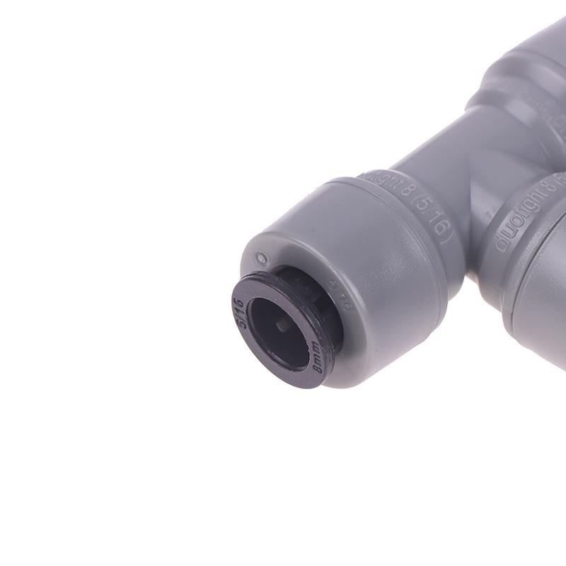 Plastic Tee Quick Connect Pipe Hose Connector Push In Fitting 6.35/8/9.5Mm Tee Piece Beer Brewing Homebrew Parts