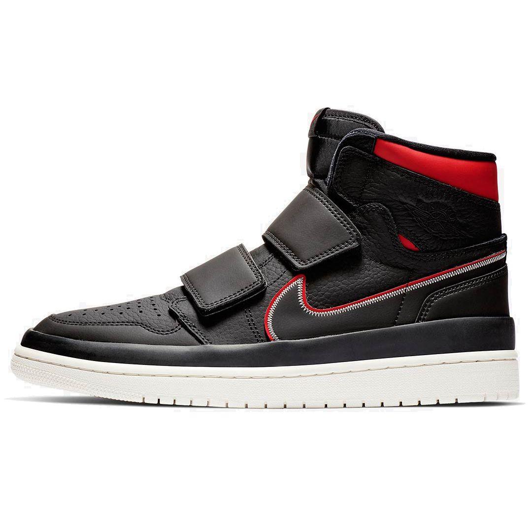 

Air Jordan 1 Retro High Double Strap Черные красные мужские кроссовки AQ7924-016