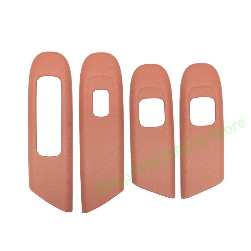 עבור מרצדס-בנץ GLC300L 2022-2024 C-class C260L C200L פנל כפתורי הרמת חלונות רכב מסגרת קישוט פנימי סרט אביזרים