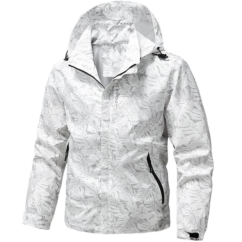 Men's Windproof Waterproof Camouflage Outdoor Jacket - Plus Size Spring/Autumn Fishing & Mountaineering Outerwear