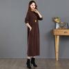 Oversized Knit Dress Autumn Winter Women Long Bottom Sweater Warm Vintage Pullovers Thicke Knitwears Female Pull Jumper Dresses
