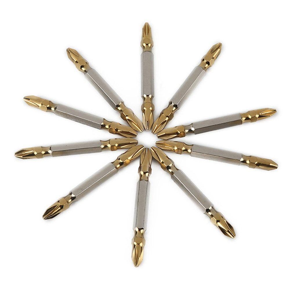 Durable High Hardness Double Headed Strong Magnetic Titanium Coated Hand Tools Screwdriver Bits
