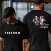 Charlie Kirk T-Shirt, Wahrer Patriot 1993-2025 Rip Gedenk-Amerikanische Flagge T-Shirt