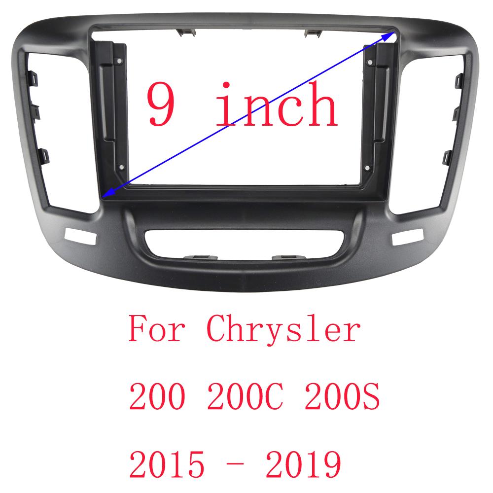 HAOCHEN For Chrysler 200 200C 200S 2014-2018 Car Radio Fascias Frame Stereo Panel Wiring Harness Power Cable Adapter Canbus