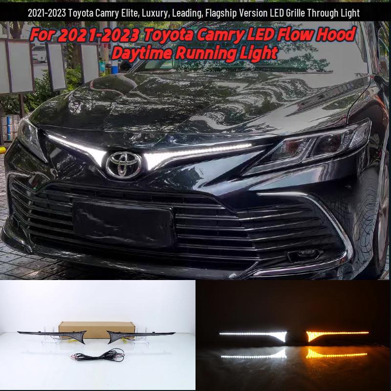 LED Grille Lights Upgrade for 2021-2023 Toyota Camry Hood