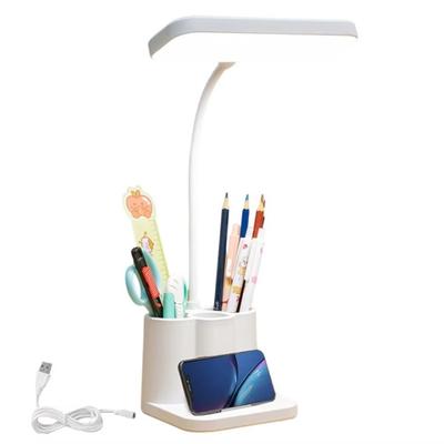 3-Colors Light Study Desk Lamp Dimmable with Storage Box Reading Lights Touch Control Energy Saving LED Table Lamp Reading Desk