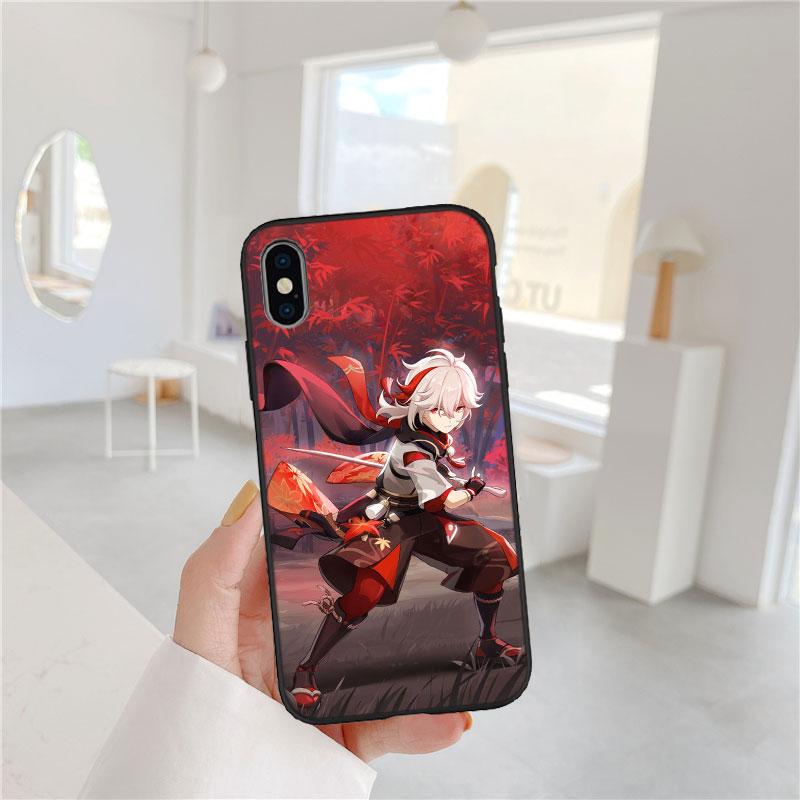 CJ61 Genshin Impact Cool Soft Shell Phone Case for Redmi Note 13 14 Pro+ Plus A3 A3X 13X 13C 13R 14S 14C 14R