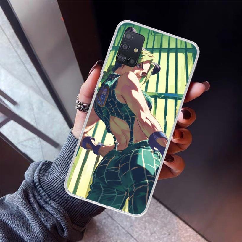 JoJo's Bizarre Adventure Jolyne Cujoh Phone Case For Samsung Galaxy A52 A51 A50S A32 A22 A12 A02S A72 A71 A31 A70 A30S Note 20 U