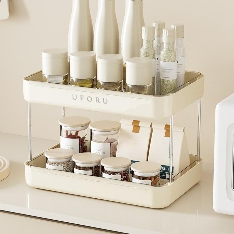 Suport pentru scurgere pentru cești de bucătărie și multifuncțional, suport pentru depozitarea ceștilor de ceai de uz casnic antic, organizator cu capacitate mare, cu strat dublu