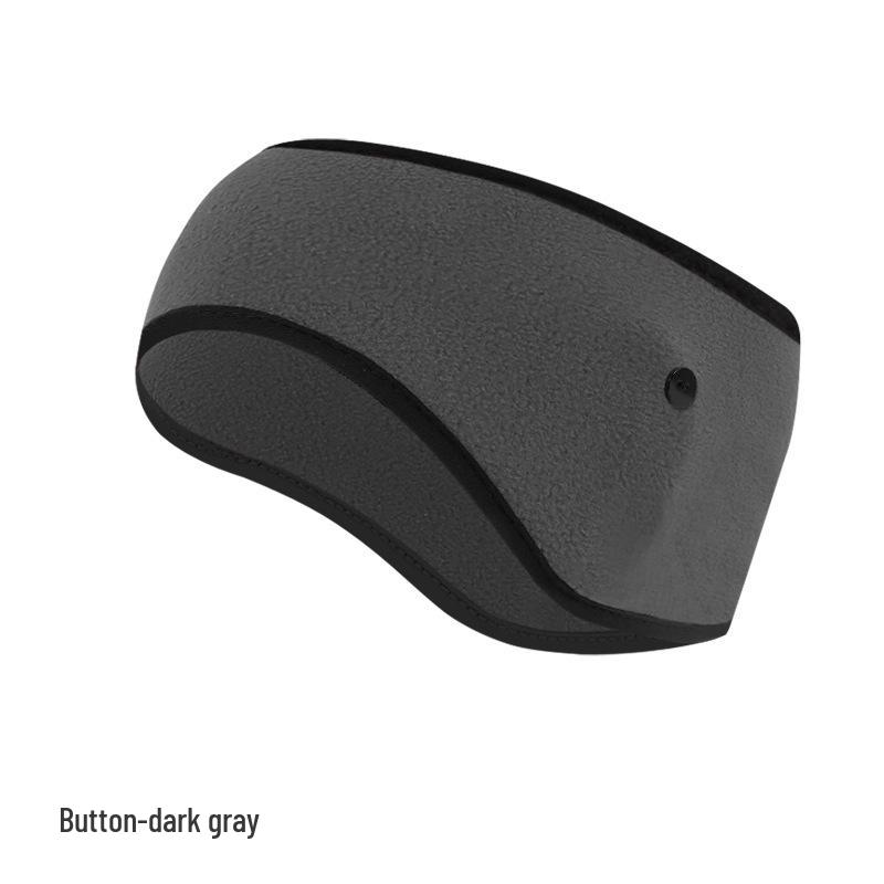 Fleece Warmes Ohrband: Dickes breites Stirnband für Herbst- und Winterradfahren - Winddichte und kältefeste Ohrenschützer.