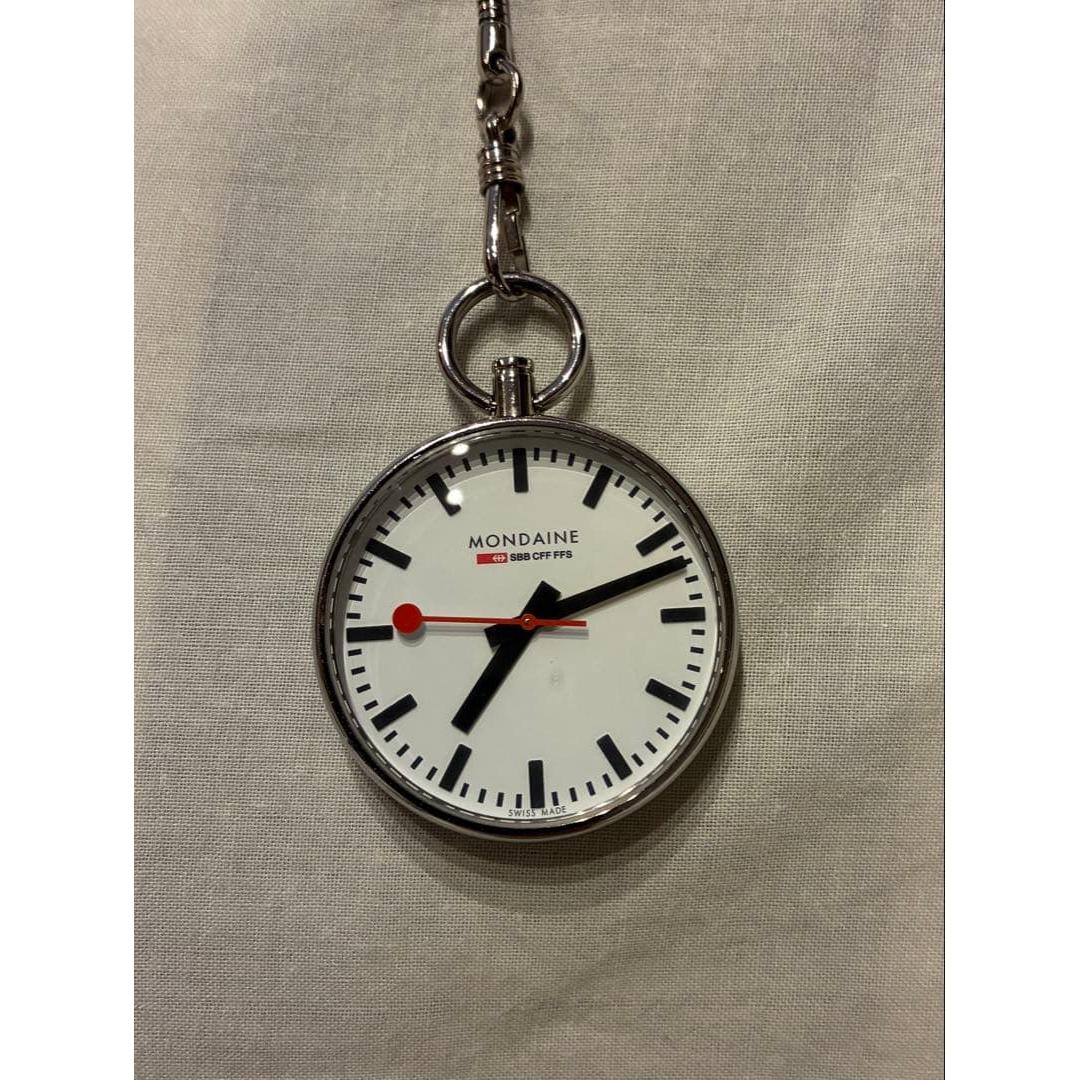 Used MONDAINE Pocket Watch 30316 Junk Reasonable