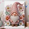 Frameless Dwarf Pearl Painting Kit 30x40cm Floral DIY Pearl Art Elegant Gem Art for Home Wall Decoration Perfect for Living Room & Bedroom
