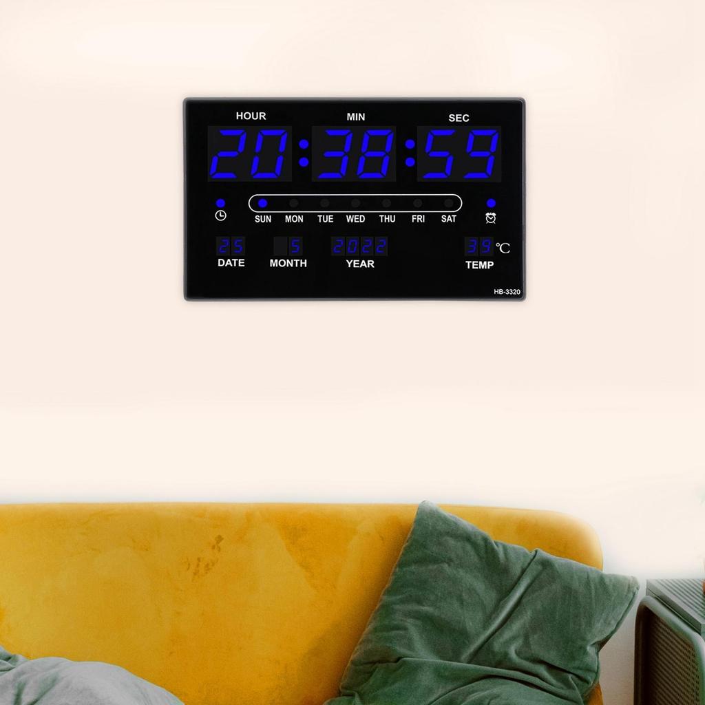 Digital Clock LED Display Electronic Alarm Clocks for Living Room
