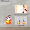1Pair Acrylic Halloween Ghost Pumpkin Pattern Earring Jewelry Gift for Women Girls Female